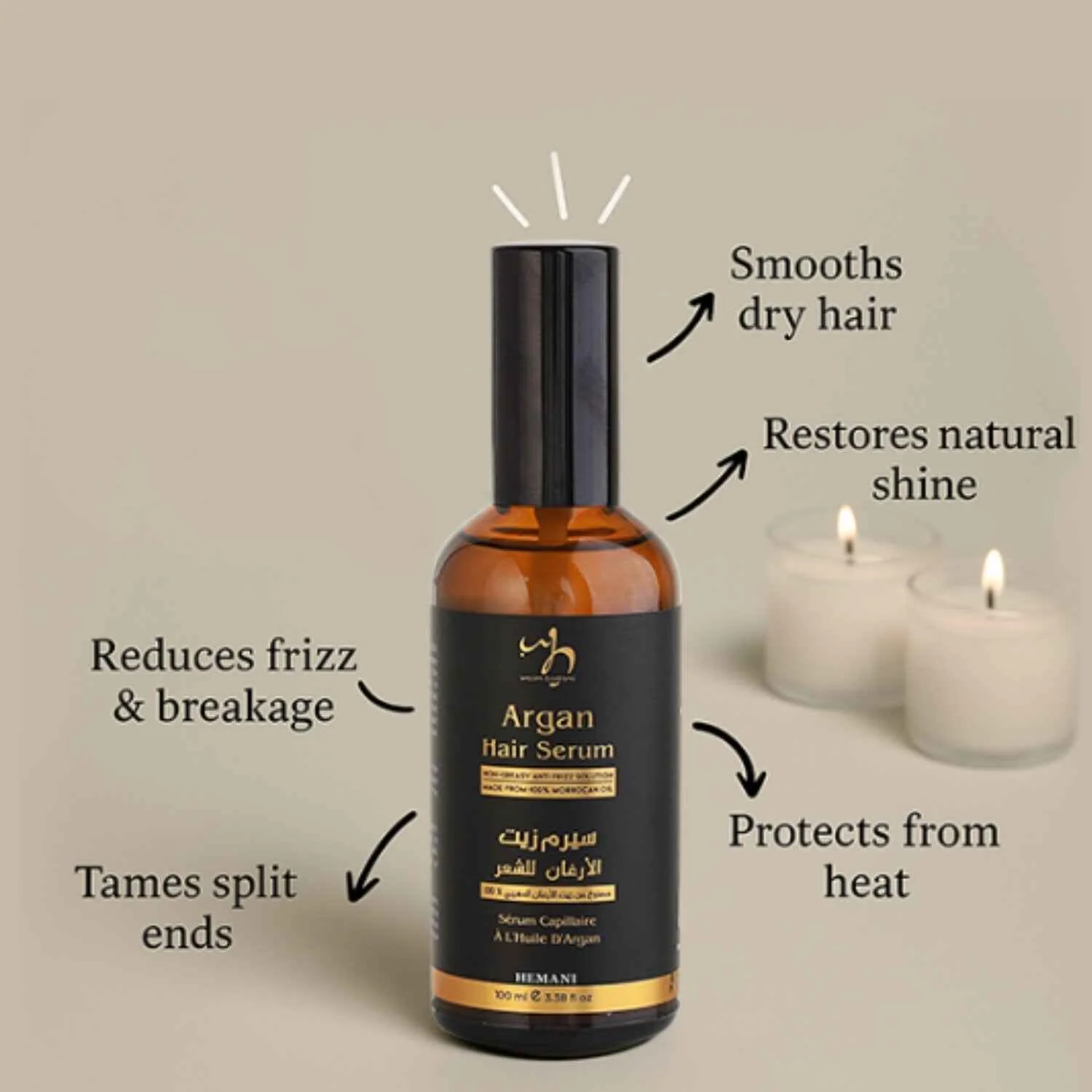 WB Argan Hair Serum 100ml - Image 3