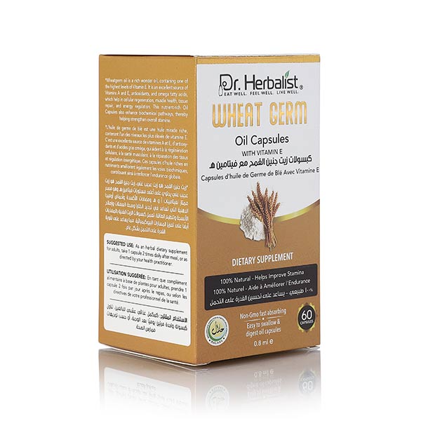 Dr. Herbalist Wheat Germ Oil Capsules - Image 2