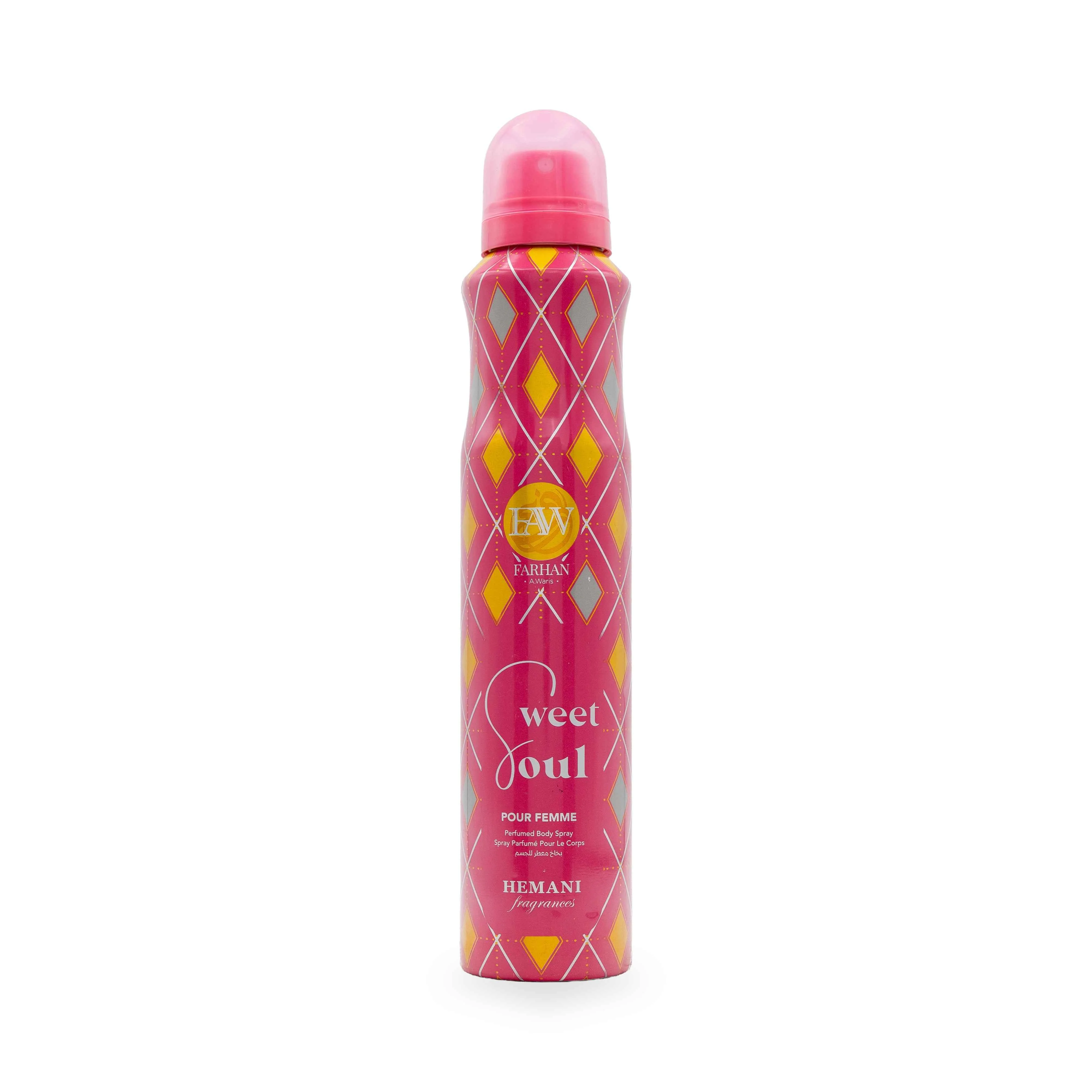 FAW Sweet Soul Body Spray for Women 200ml