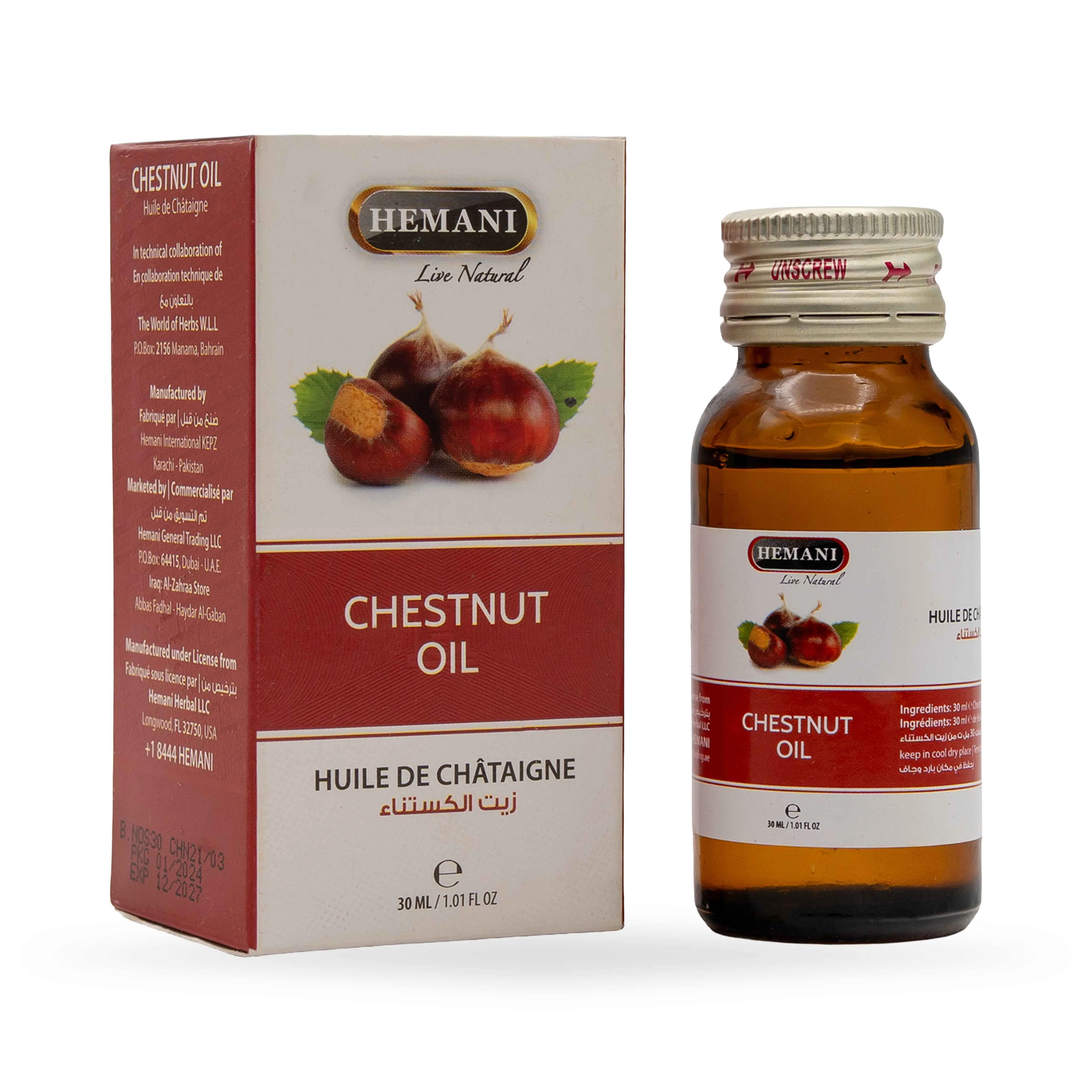 Herbal Oil 30ml - Chestnut