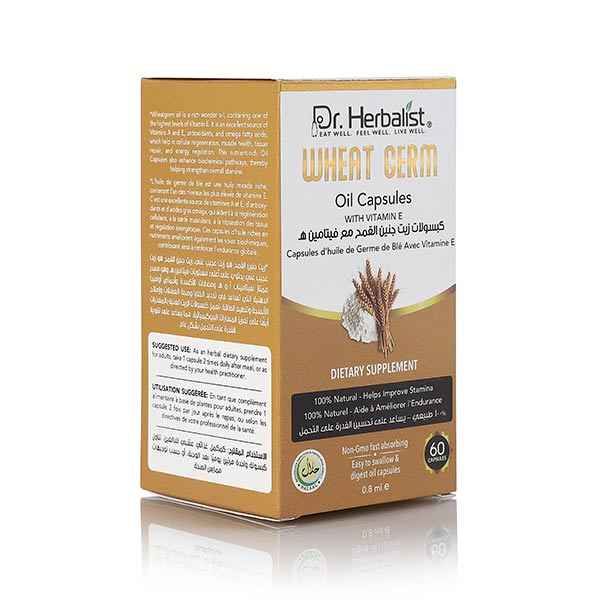Herbal Oil Capsule - Wheat Germ with Vitamin E - Image 3