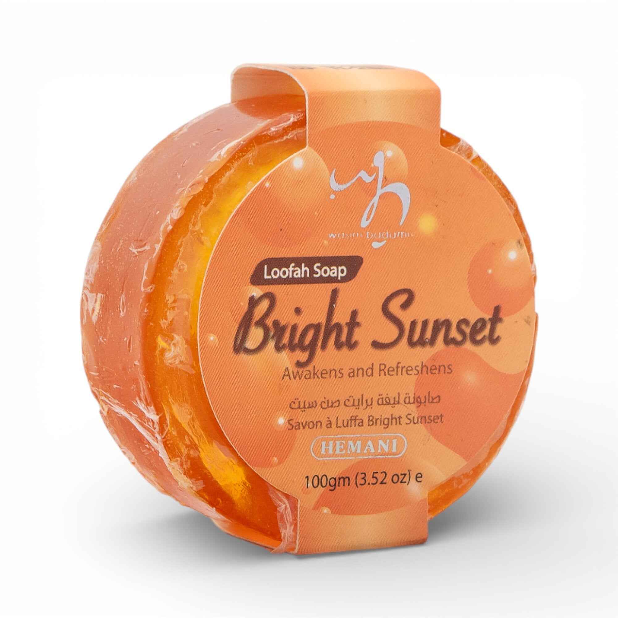Loofah Soap - Bright Sunset 100g